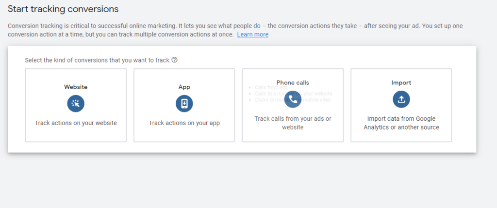 google ads conversion tracking